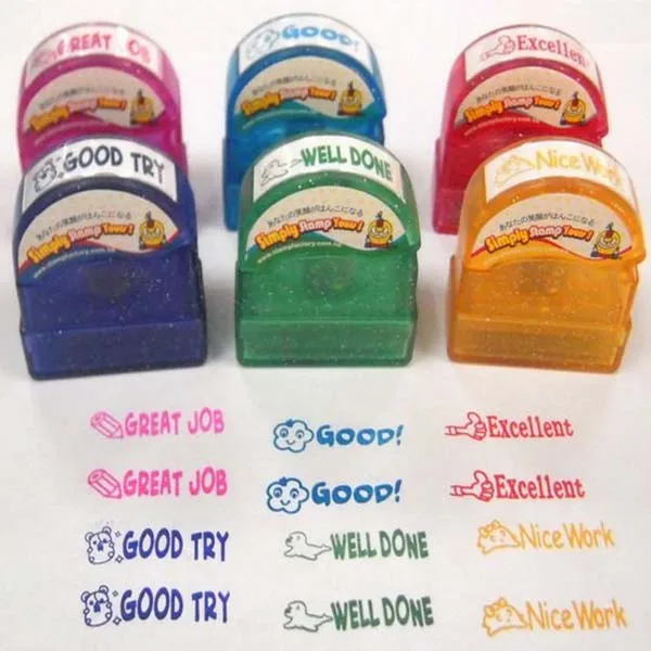 Self inking stamp set