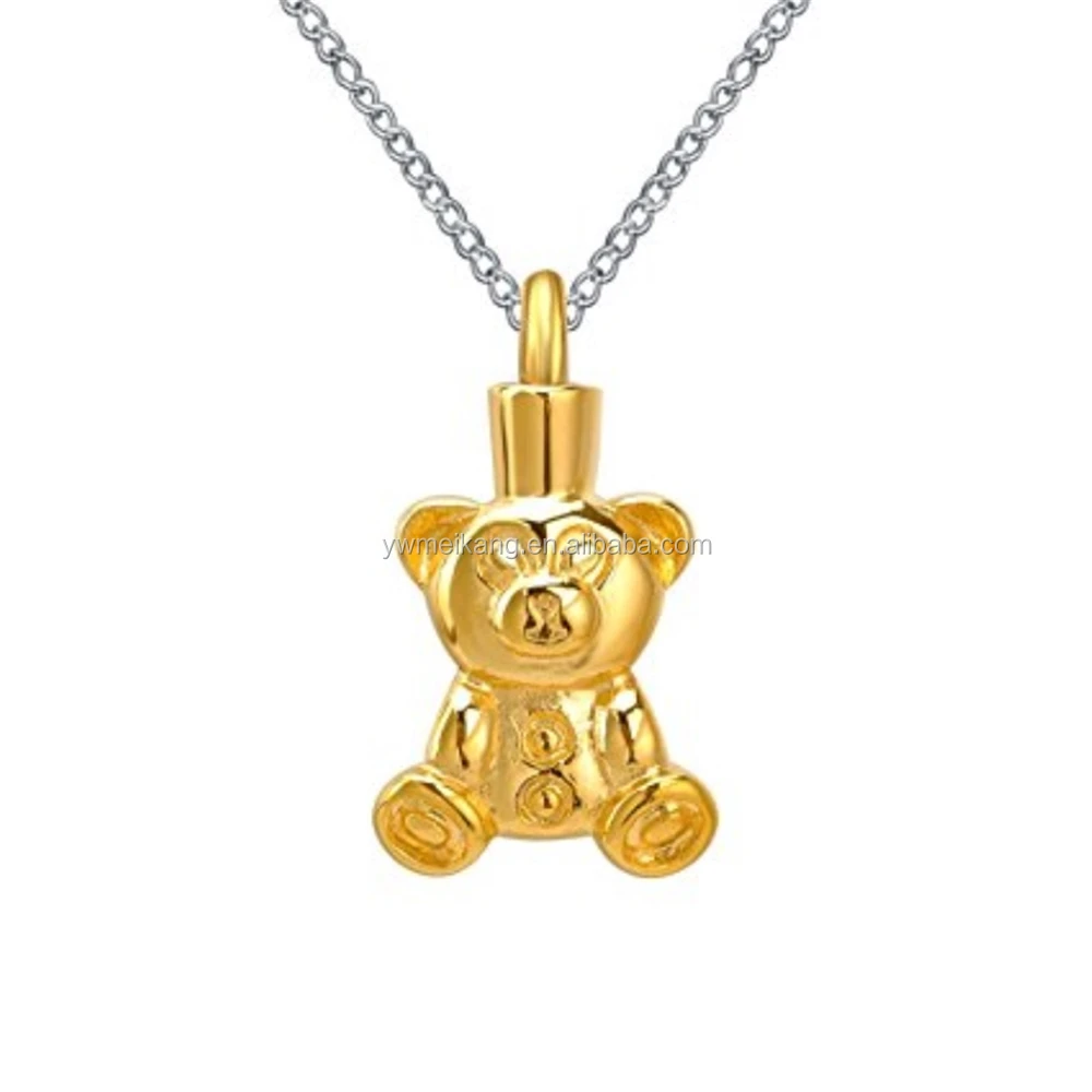 Golden Bear Keepsake Pet Ash Urn