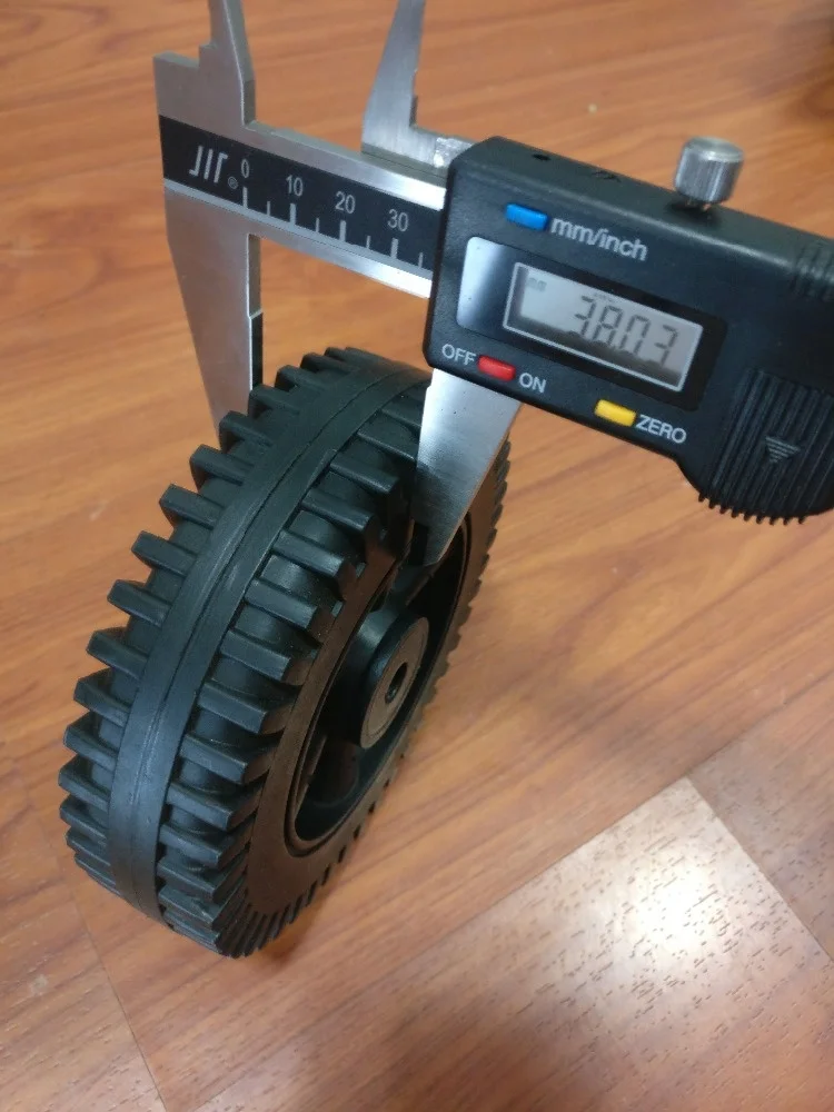 Barbecue trolley 7 inch blow molded plastic wheels for bbq grill