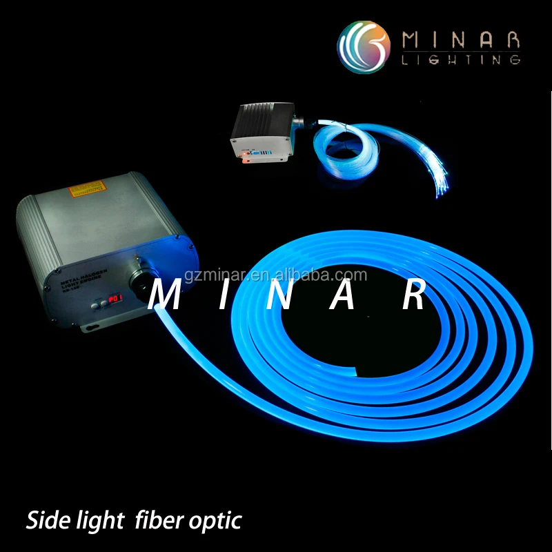 new products outdoor Side glow fiber optic rope light