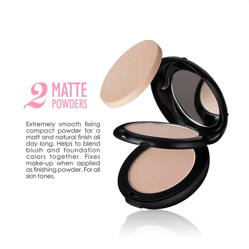 
Double Layer Compact Powder Makeup Professional Beauty Concealer pressed powder Light Cosmetic Drop ship whole sale F612 