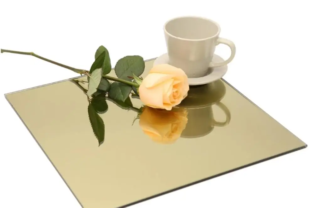 Clear colorful aluminum anti corrosion mirror for