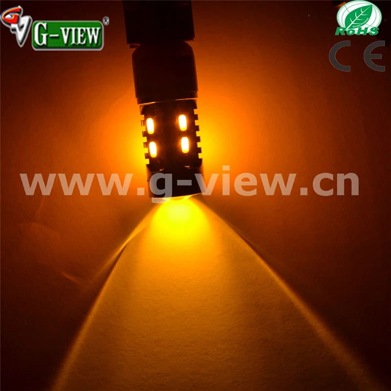 Супер белый свет для автомобиля 1157 7443 двойной цвет 5630 чип switchback светодиодные лампы авто