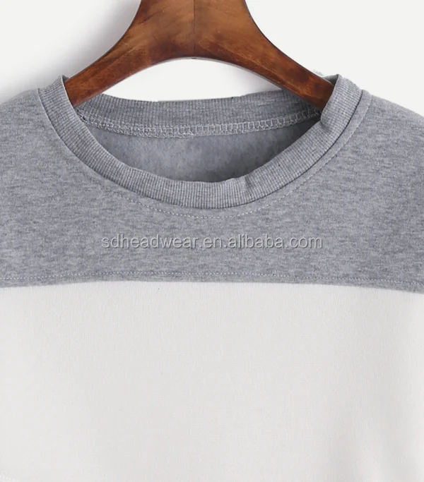 Wholesale crewneck Gored men sweatshirt fleece custom fleece sweatshirt