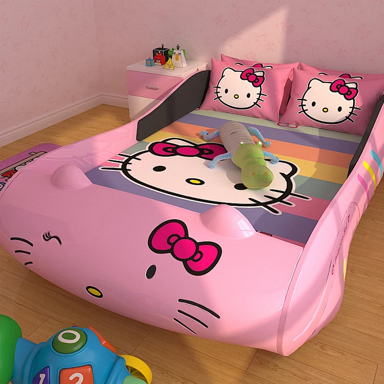 2019 Fashions Kid Bedroom Furniture single princess bed