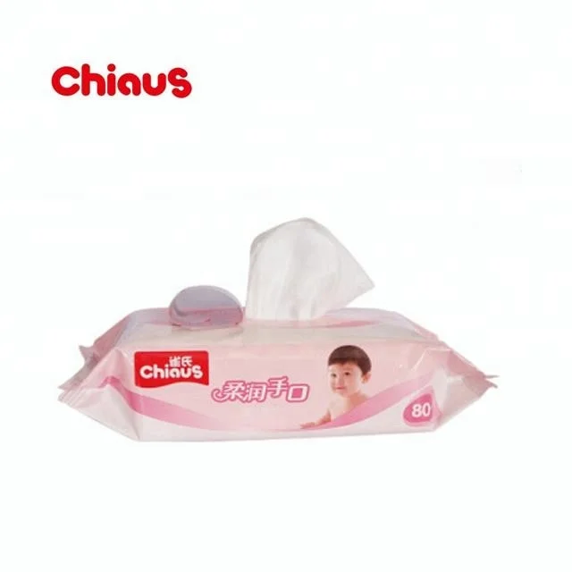Soft wet napkin and skin use breathable organic baby wet tissues in China