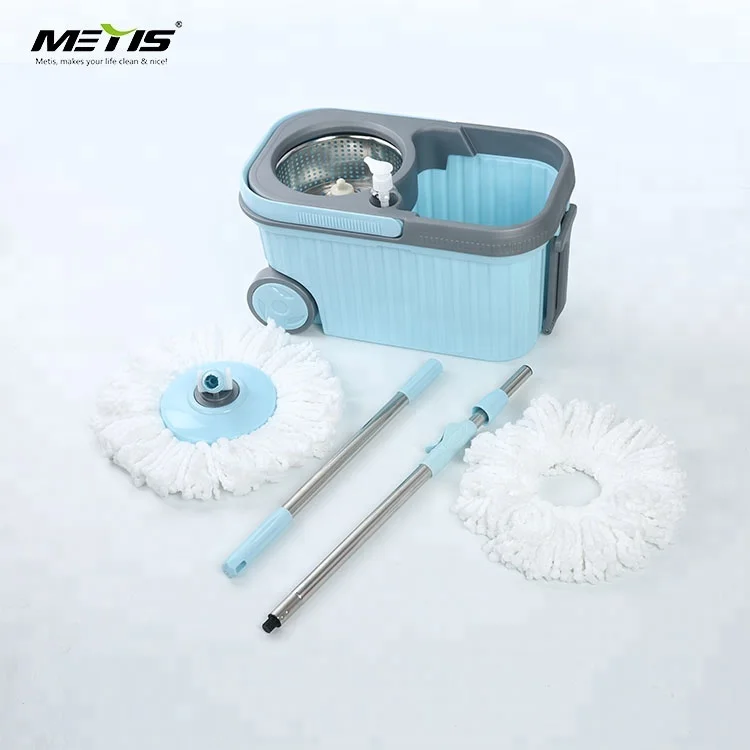 
Wholesale Microfiber Magic 360 Spin Floor Cleaning Mop and Bucket Set 
