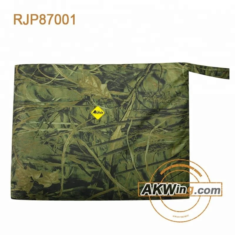 Army Forest Camouflage PVC Raincoat Police Rain Suits Military Raincoat