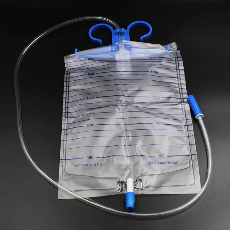 Medical disposable economic 2000ml urine collection bag