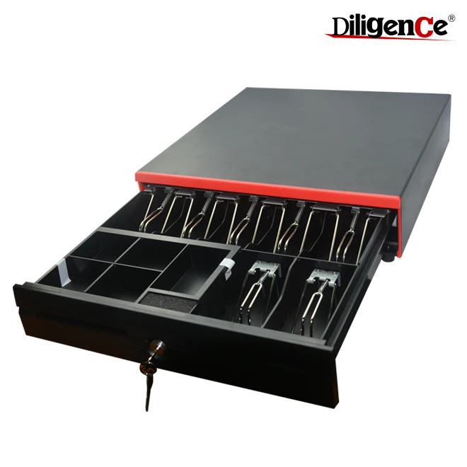 5bill 8coin 410/425 rj11 usb cash drawer atm cash machine money box economical mini metal pos cash drawer with trigger