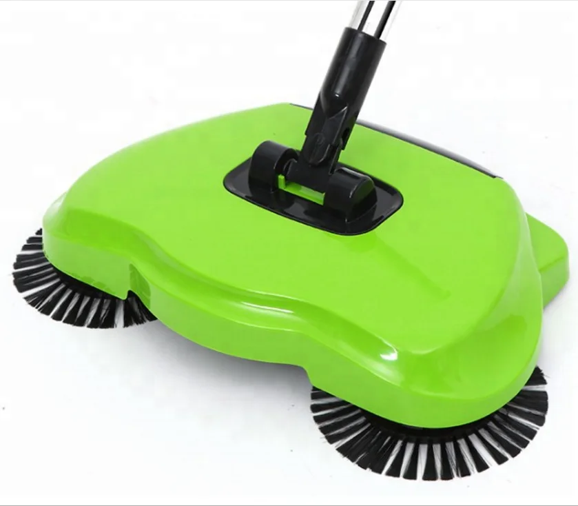 Multi-function household push-type 360-degree rotating sweeping machine Cleaning mop with Stainless steel telescopic handle