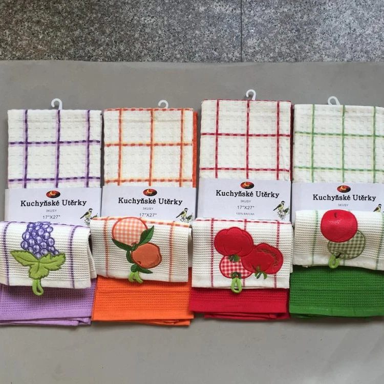 
embroidery kitchen towel 