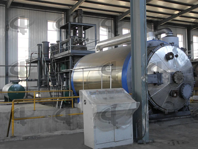 Rubber Plastic Tyre Pyrolysis Oil To Diesel Fuel Oil Plant