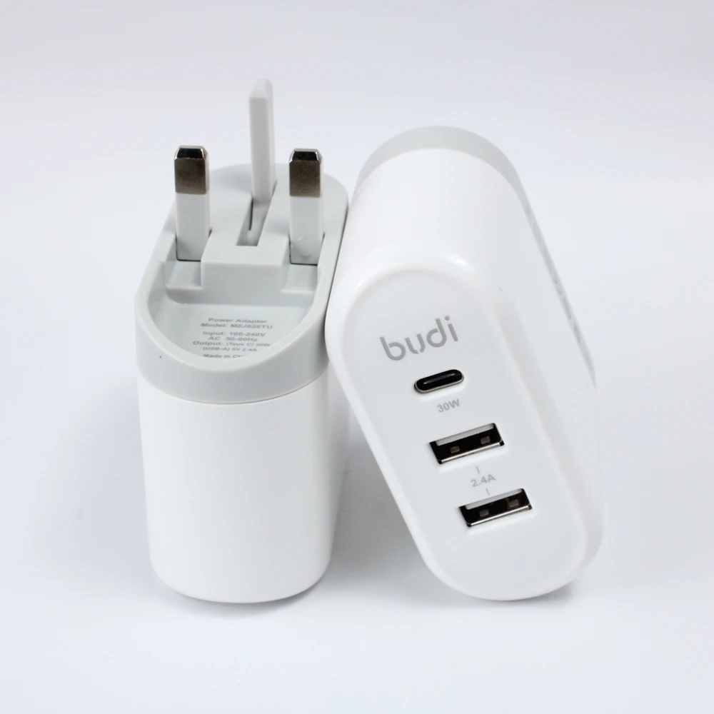Сетевое зарядное устройство pd 30 Вт usb-c адаптер питания Тип C настенное с источником складная вилка стандарта США Великобритании ЕС Австралии 2