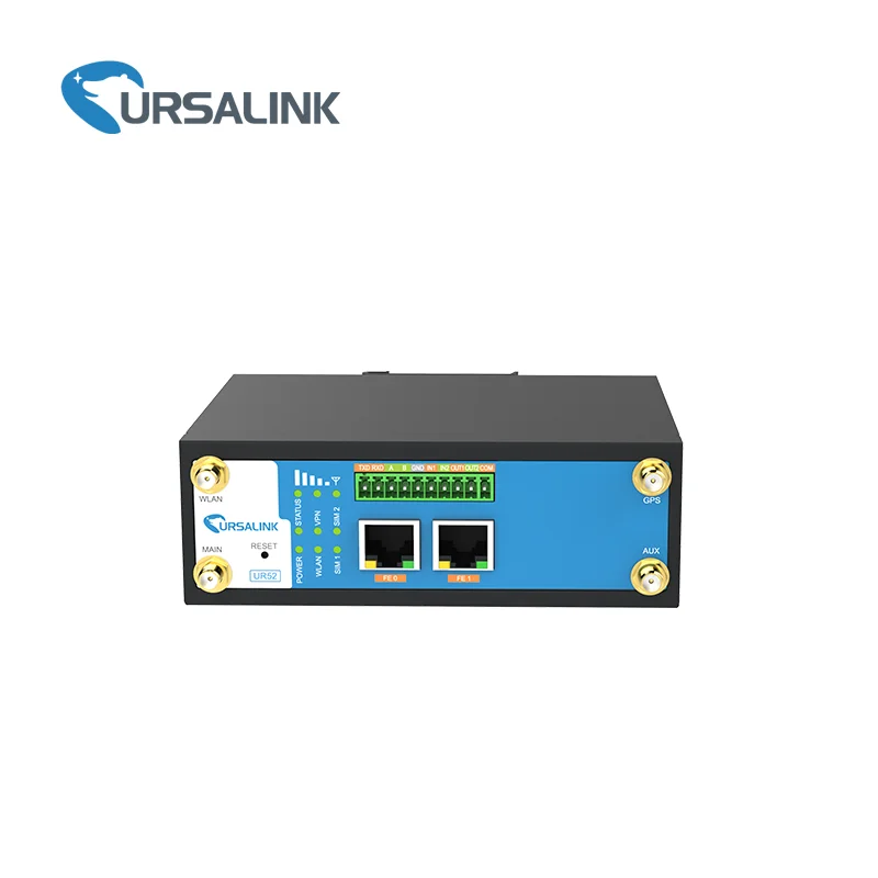 UR52 прочный 3G 4G GPS WiFi маршрутизатор с RS232 RS485 портом и