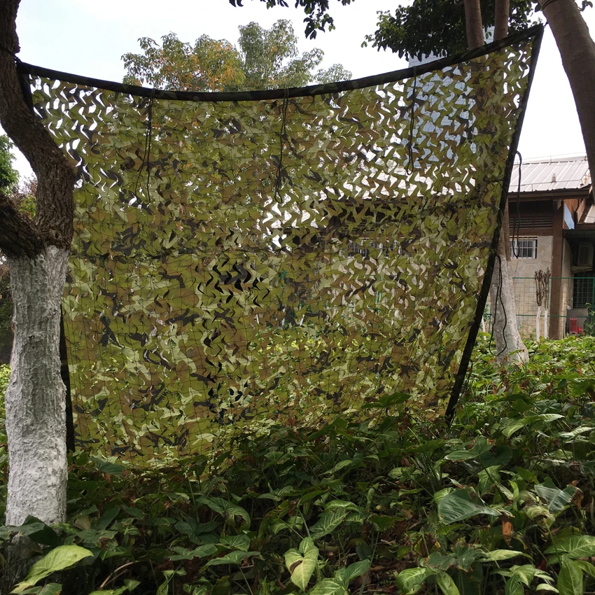 Wholesale hunting blind screen sunshade shelf net green camo net