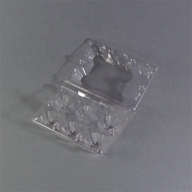 clear blister plastic  chicken egg  trays clamshell  of 12 pcs and 6 pcs