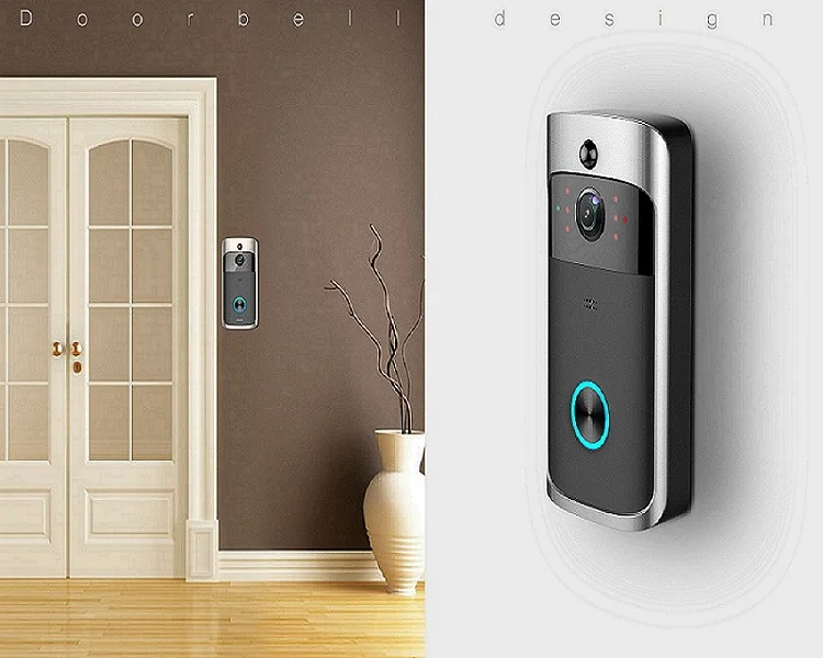 
Walmart Wholesale Smart Long Range Wireless Wifi Video Visual Doorbell Ring Camera For Apartments And Kids Room With Bird Sound 