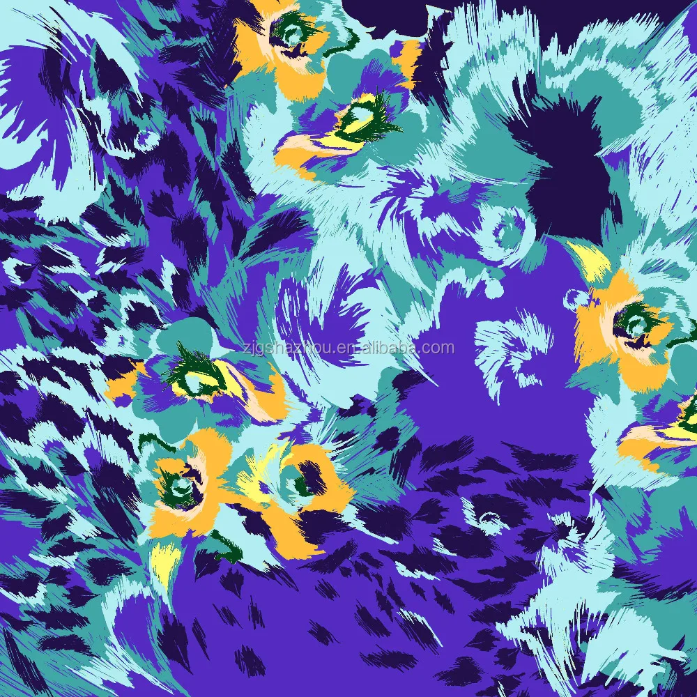 100% printed spun rayon fabric rayon embroidery thread