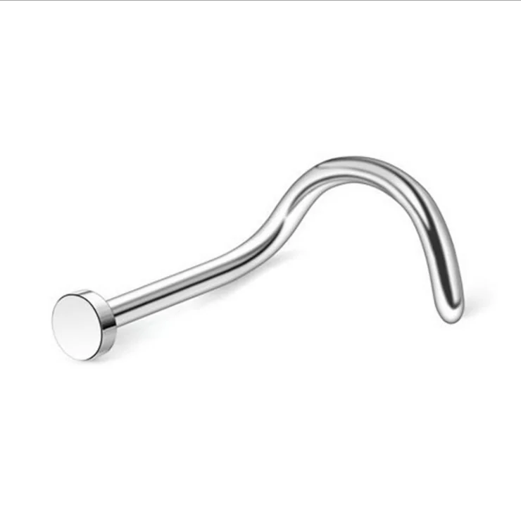 Fast Dispatch 316L Stainless steel  Ring Nose Piercing Stud