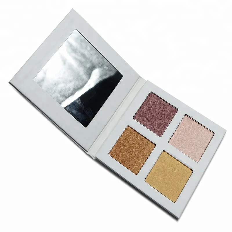 Hot selling cosmetics face powder high pigment makeup highlighter palette