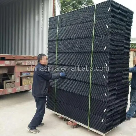 CF1900MA PVC sheets Cross Fluted Film Fill Media