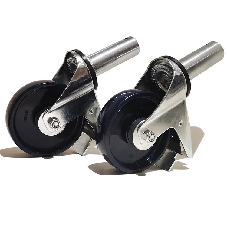 Longway 6 inch 200 kg roller bearing  scaffold on wheels