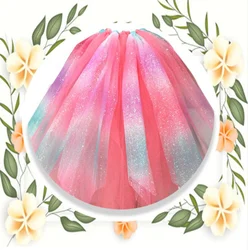 Rainbow Tulle Roll Spool Yarn Tutu DIY Table Kids Skirt Gift Craft Fabric Party Bow Tulle Rolls Wedding Party Decoration Favor