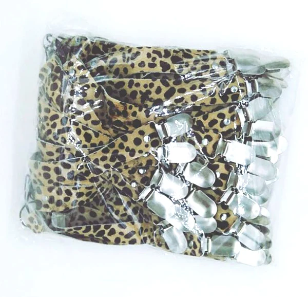 colorful custom print baby infant leather dummy clips pacifier holder