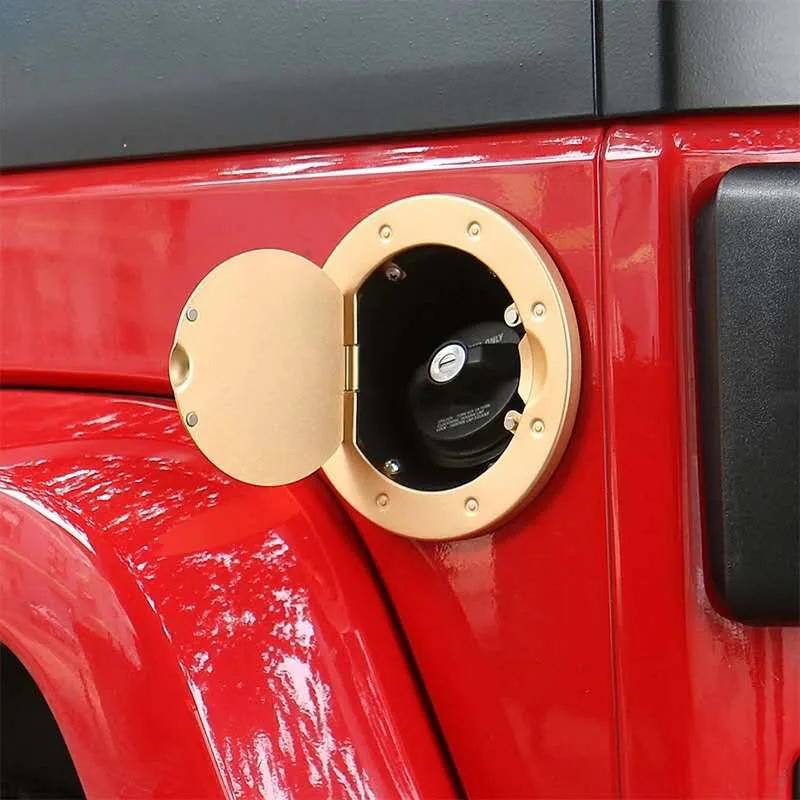 Аксессуары для стайлинга автомобиля крышка бака из алюминиевого сплава бензобака с замком ключа