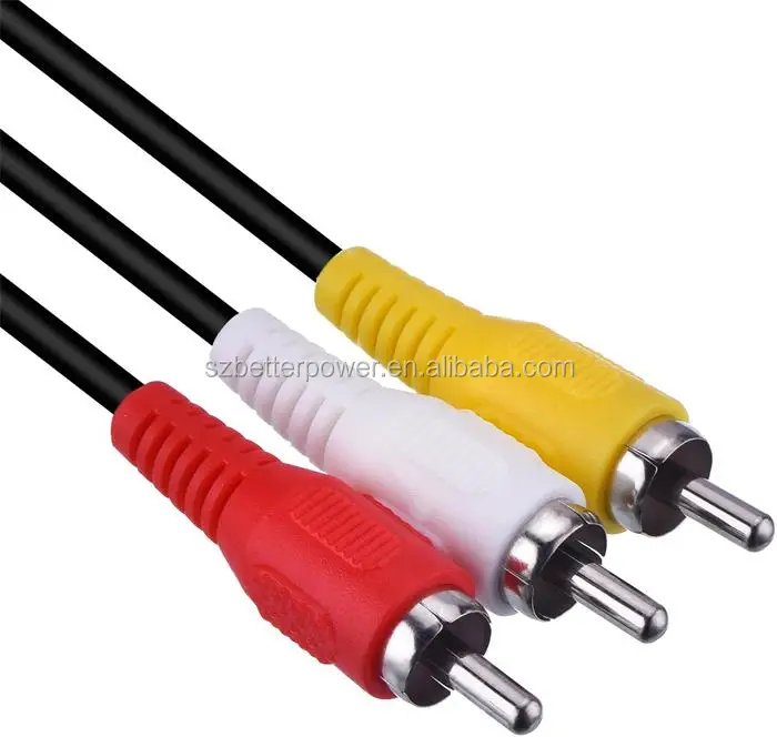 Mudder Composite AV Cable Replacement Wire Cords for Nintendo N64/ SNES/ Gamecube/ GC