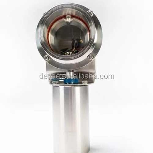 19MM Stainless Steel SS304/SS316L Pneumatic Actuator Triclamped Butterfly Valves