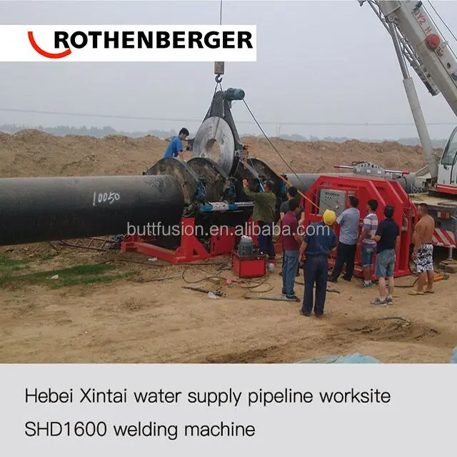 Rothenberger SHD1600 hydraulic plastic pipe butt welder