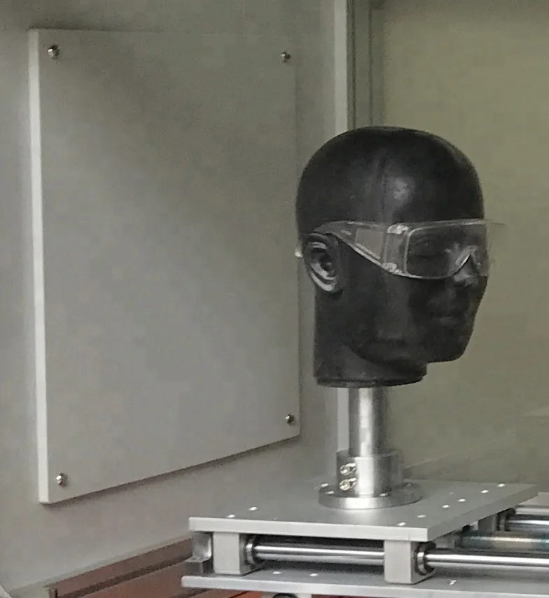 SNELL SA/K2010  AS1698 EN166 standard 5.5mm pellet Helmet high speed impact Testing Machine
