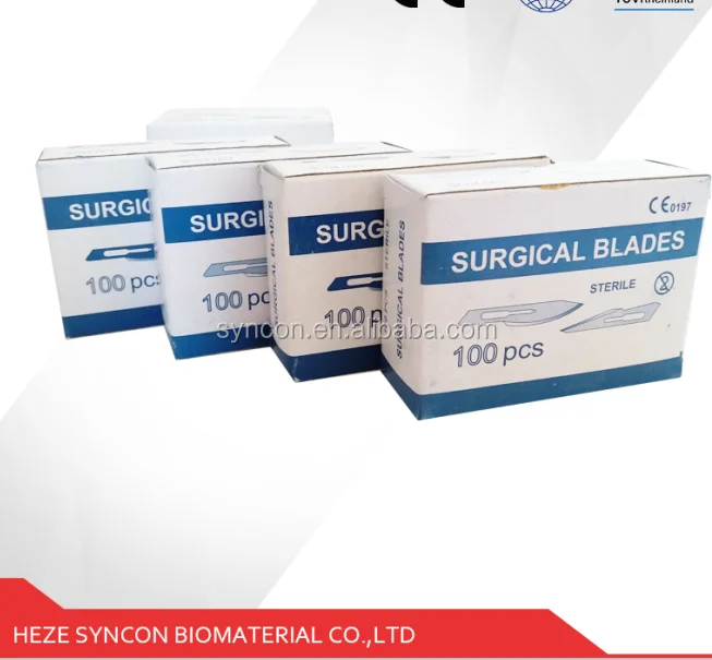 Syncon одноразовые стерилизовать хирургический скальпель лезвия