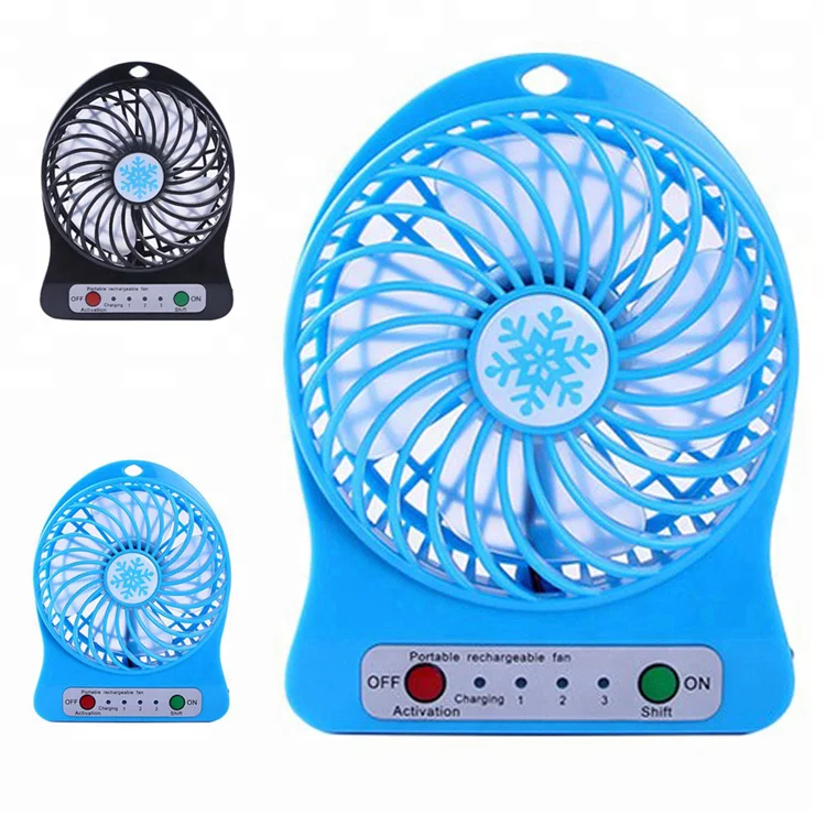 Newest Products Mini Portable Uab Fan air Cooling Travel Handheld Rechargeable Fan with Battery and LED Light Oem Palm Leaf Fan