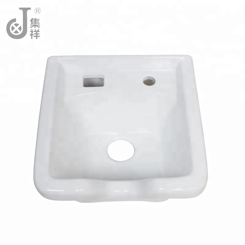 JXH007 High Quality Square White hair Salon Back Wash Basins