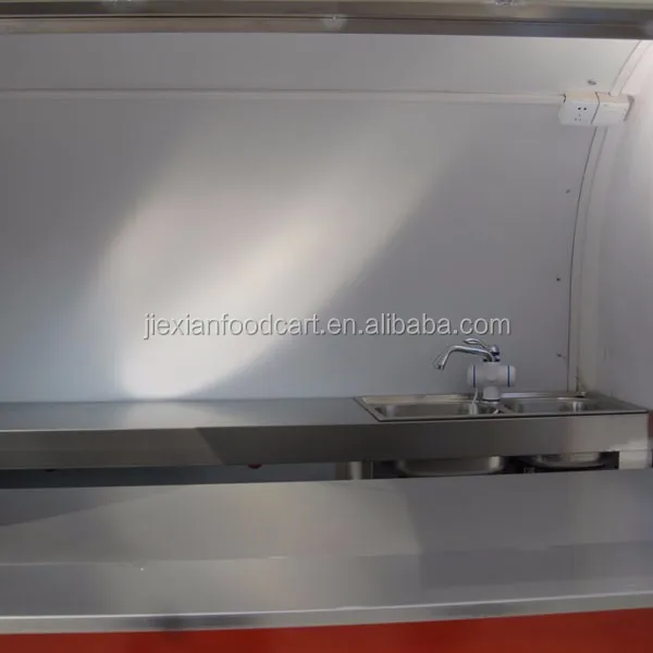 JX-FR220i Food trailer caravan/ Buffet car / Popcorn food truck business for sale