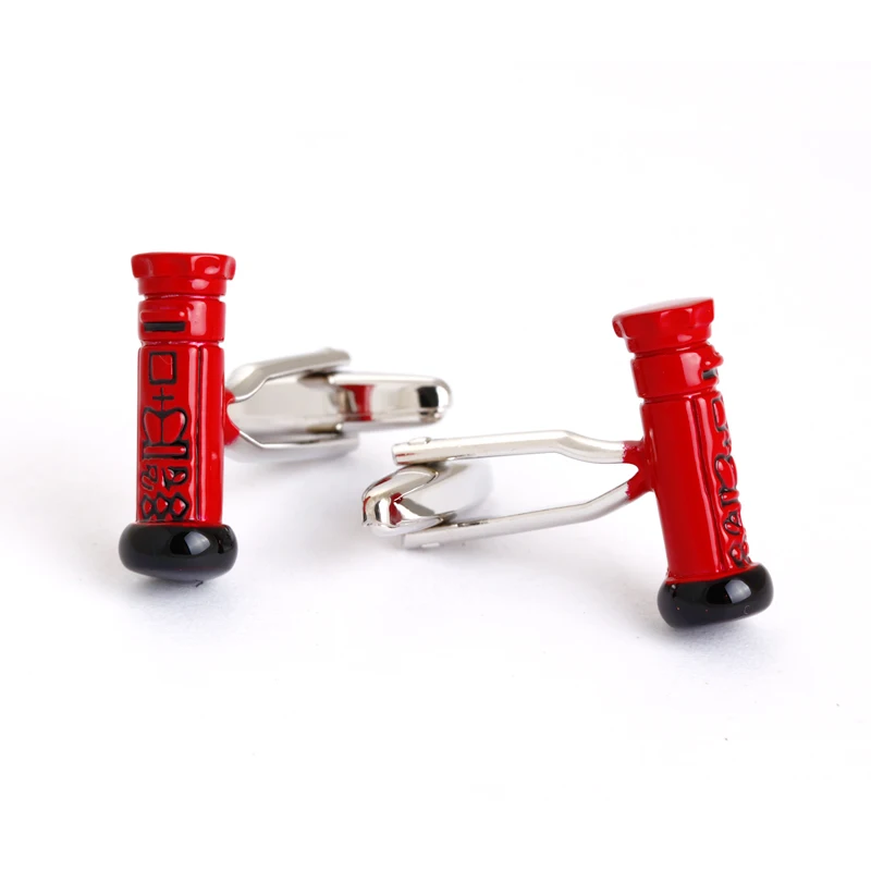 Red Mail Box Shirt Cufflinks for Men