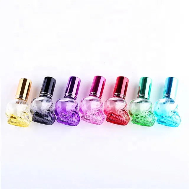 Design large size Glass Skullcandy dropper bottle