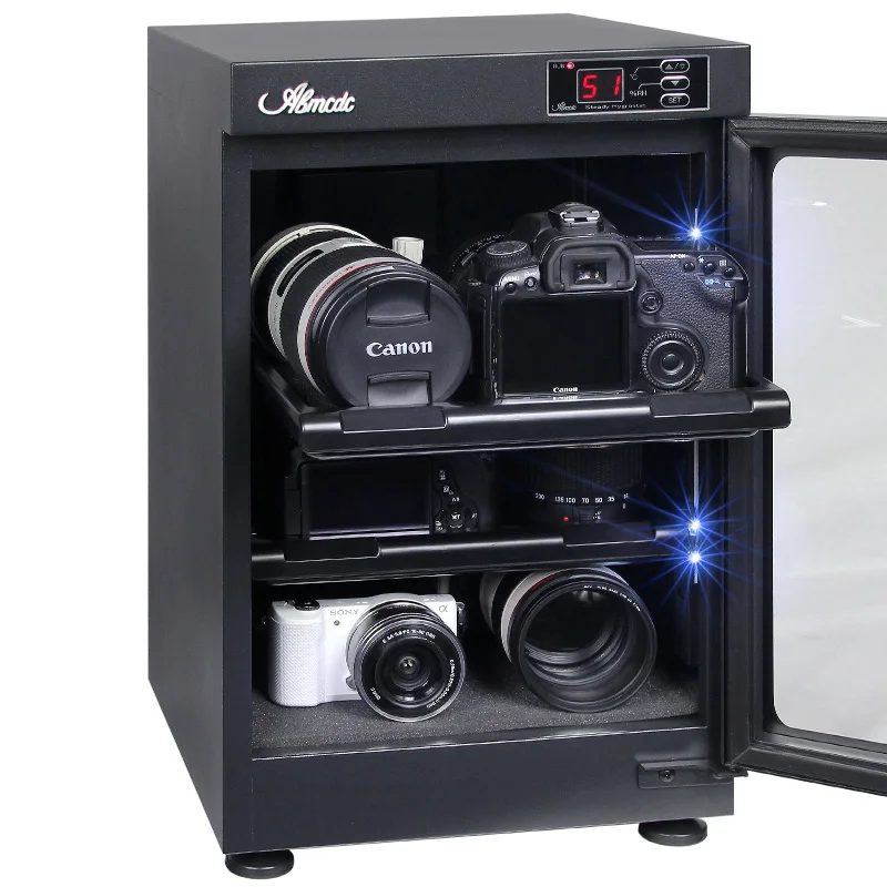 
40L electronic dryer machine for dslr camera storage component dry age cabinet 