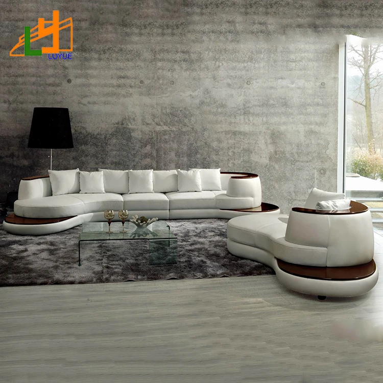 Горячая продажа гостиной u-образной формы угловой кожаный диван набор современный простой дизайн мебель