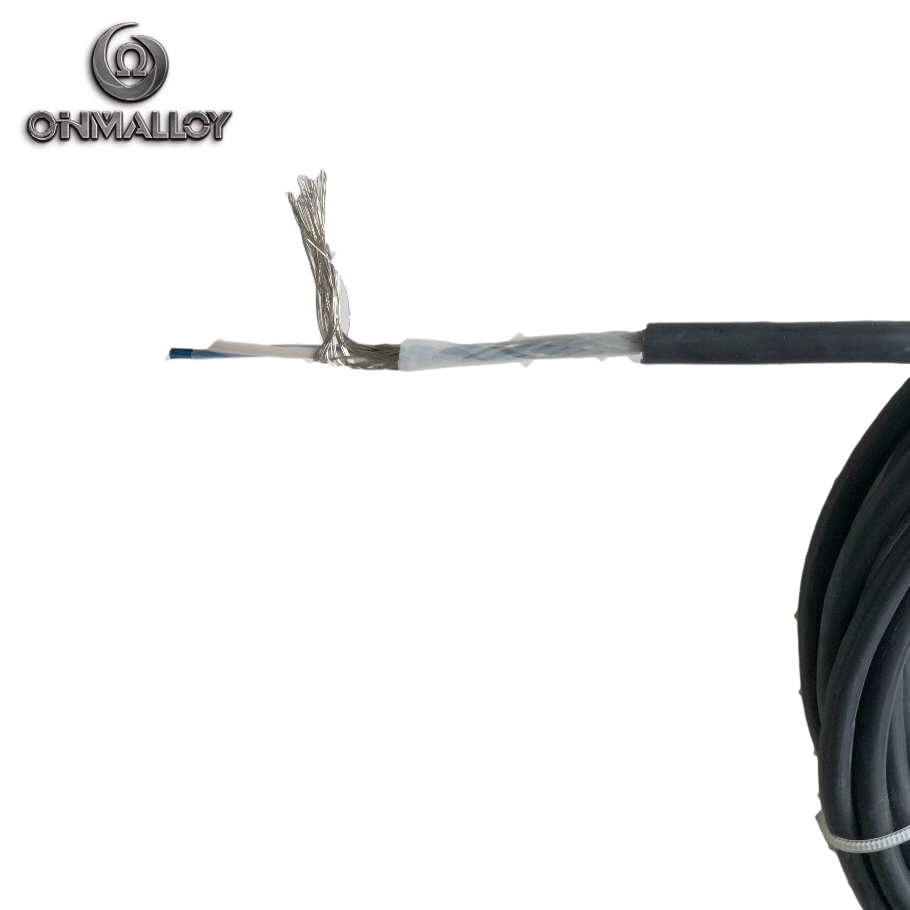 RTD PT100 Cable With Fluorosilicone Rubber Insulation oil-proof Jacket SS304 Sheath