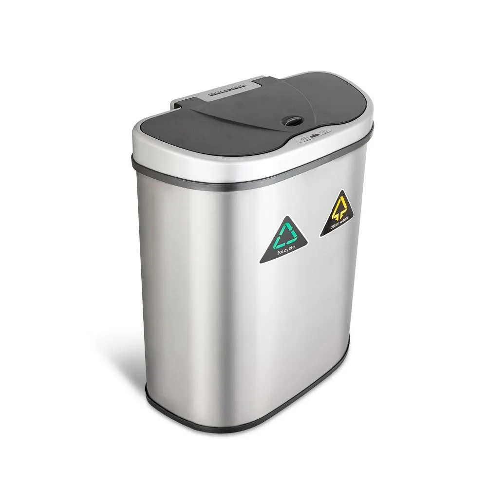 2022 new trash bin motion sensor trash bin stainless trash bin