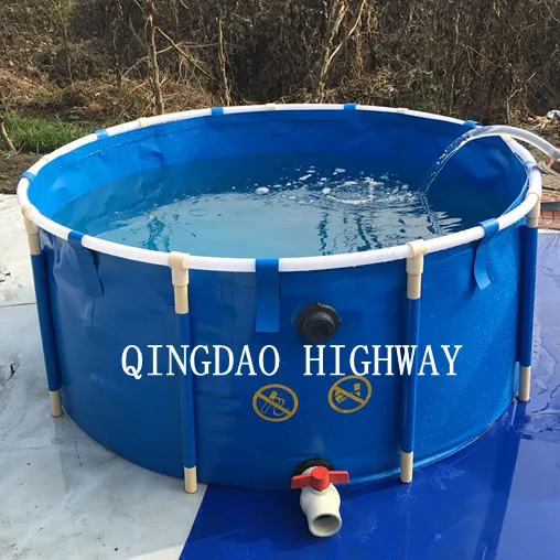 PVC tarpaulin circle hc1030 fish tank foldable price