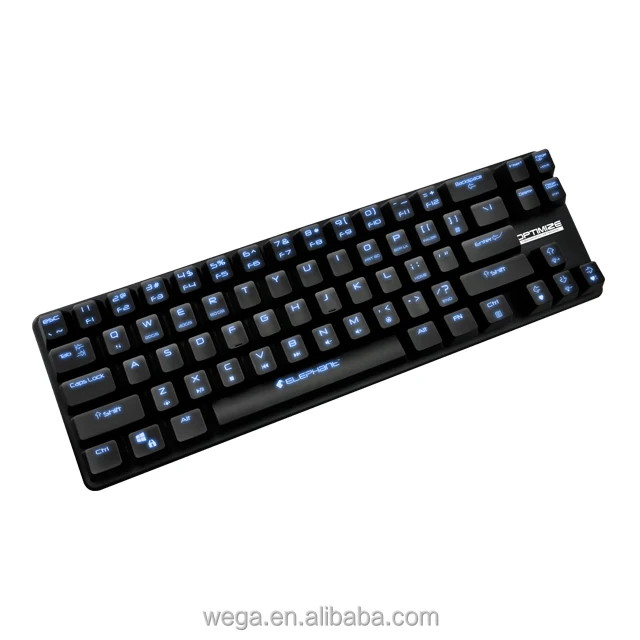 LED blue switches n keys anti ghost rollover detachable cable floating keys wired wireless mechanical keyboard