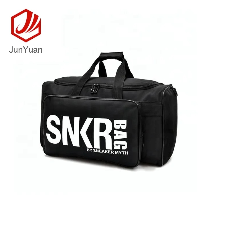 Waterproof Nylon Unisex Outdoor Travel Bag, Gym Bags with Sneaker Compartments