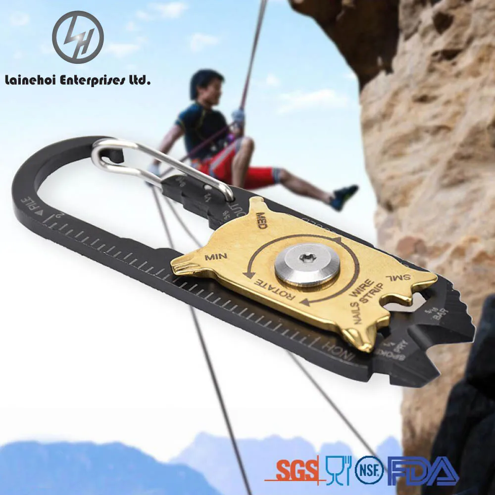 20 in 1 Stainless Steel Mini Carabiner