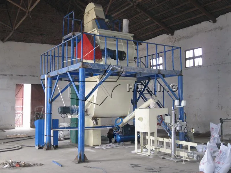 Full Automatic Dry Mortar Production Line/Ceramic Tile Adhesive Mixing Machine