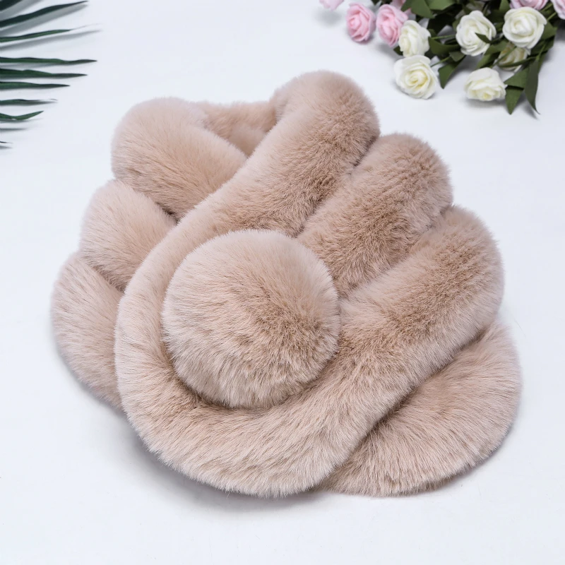 Fashion girls lady winter Faux Fur Women Scarf animal protection
